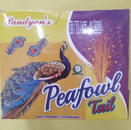 Peafowl Tail Golden Peacock Feather(2 Pcs)