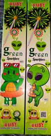 15 Cm Green Sparklers