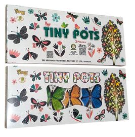 Tricolour -Tiny Pots  (3 Pcs)