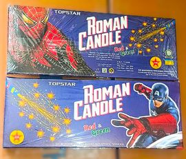 Roman Candle- Red & Green (10 Pcs)