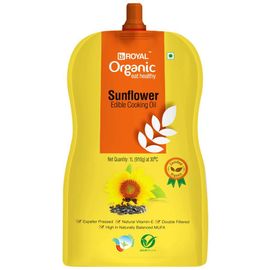 Organic Cold Pressed Sunflower Cooking Oil, 2x1L Multipack