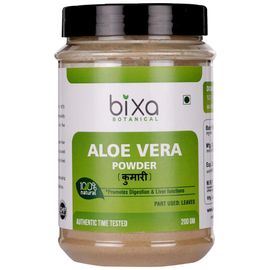 Bixa Botanical Aloe Vera Leaves Powder - Supports Skin Purification & General Nourishment, 200 g