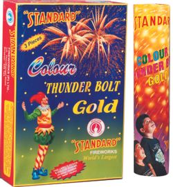 COLOUR THUNDER BOLT GOLD