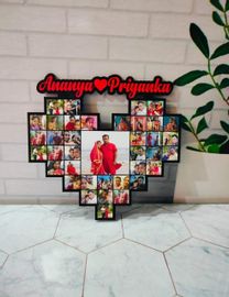 heart with name frame