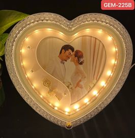 Heart-Shaped LED Photo Frame