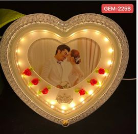 Heart-Shaped LED Photo Frame