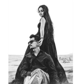 Pencil Art with Frame