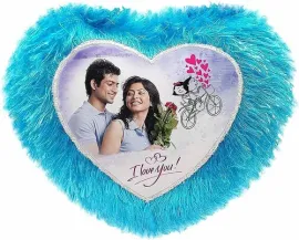 heart pillow with photo