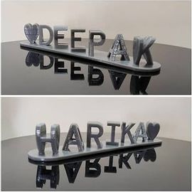 3D Alphabet Name