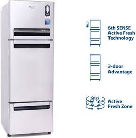 Whirlpool 240 L Frost Free Triple Door (2020) Refrigerator 