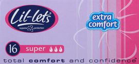 LIL-LETS non-applicator tampons super  16