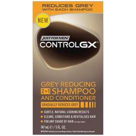 JUST FOR MEN control gx 2in1 shampoo and conditioner 147ml