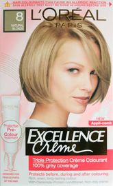 L'OREAL hair colourants excellence natural blonde