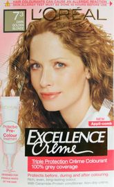 L'OREAL hair colourants excellence dark golden blonde