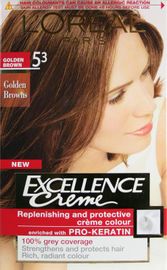 L'OREAL hair colourants excellence golden brown