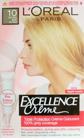 L'OREAL hair colourants excellence natural baby blonde