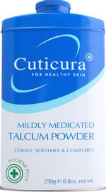 CUTICURA talcum powder mildly medicated 250g