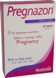 HEALTHAID lifestyle range tablets pregnazon  30