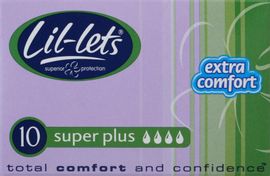 LIL-LETS non-applicator tampons super plus  10