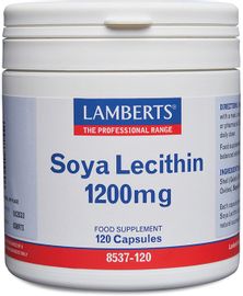 LAMBERTS nutrients capsules soya lecithin 1200mg  120