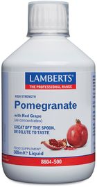LAMBERTS fruit concentrates liquid pomegranate with red grape 500ml