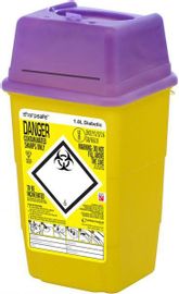 SHARPSAFE disposal unit purple 1.8ltr
