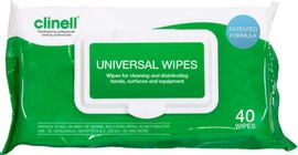 CLINELL wipes cleaning & disinfecting universal  40
