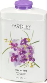 YARDLEY bath & body talc april violets 200g