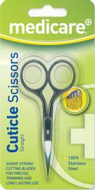 MEDICARE household, toiletries & cosmetics straight cuticle scissors