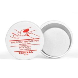 MAVALA nail enamel remover pads 30x 