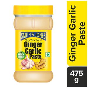 Smith & Jones Ginger Garlic Paste, 475 g Bottle..