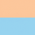 peach and green +