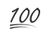 100g  